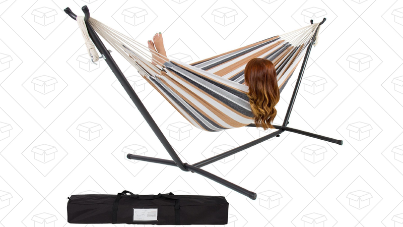 Double Hammock With Stand, $60 with code SUMMER20